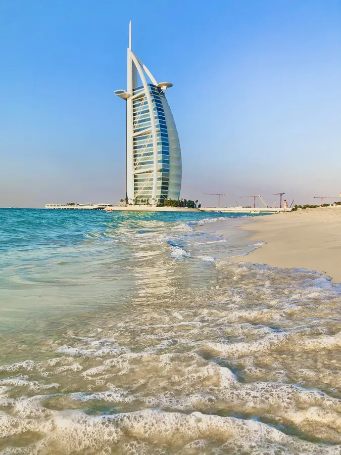 Die Küste und der Burj Al Arab
