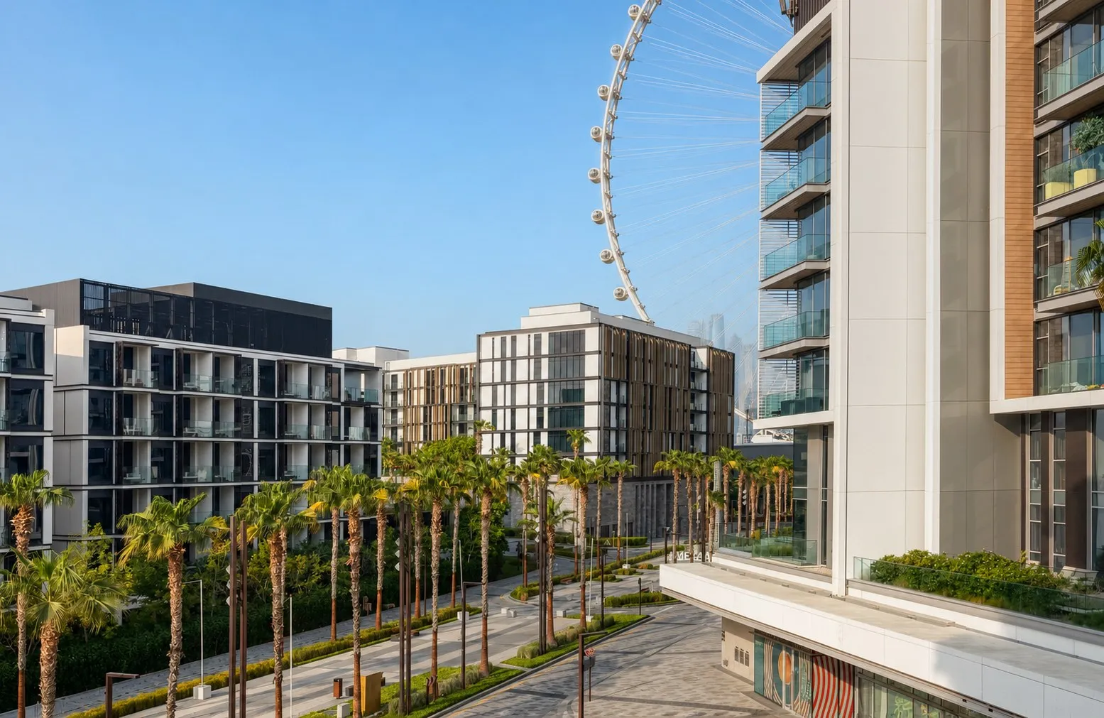 Residência de esquina virada para a Ain Dubai, fotografia 1