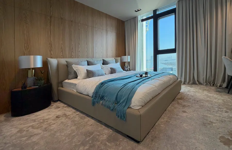 Residenza angolare con terrazza, mare e Ain Dubai, foto 15