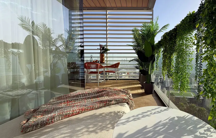 Residenza angolare con terrazza, mare e Ain Dubai, foto 19