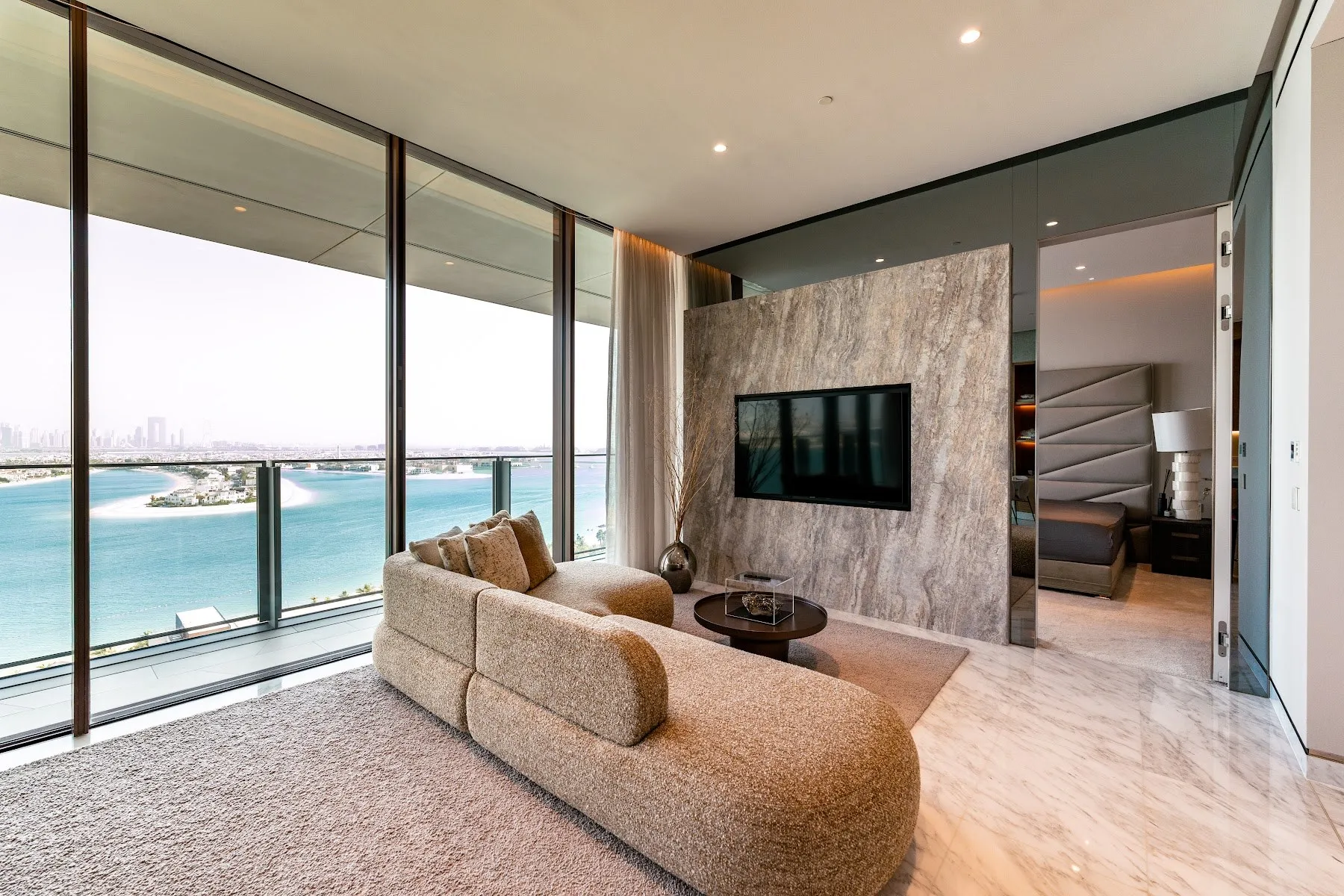Terrassenresidenz mit Blick auf Palm Jumeirah und die Fontänen, Foto 1