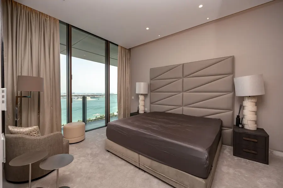 Terrassenresidenz mit Blick auf Palm Jumeirah und die Fontänen, Foto 9