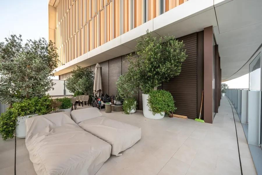 Terrassenresidenz mit Blick auf Palm Jumeirah und die Fontänen, Foto 19